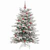 vidaXL Sapin de No&euml;l Artificiel &agrave; Branches Articul&eacute;es Blanc 150 cm