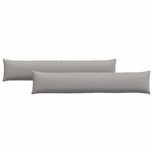 vidaXL Coussins de canap&eacute; 2 pcs Gris nuage 200 x 40 cm tissu