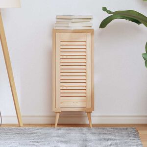 vidaXL Porte d'armoire &agrave; persiennes 61,5x29,5 cm bois de pin massif