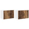 vidaXL Meuble mural de cuisine 2 pcs Bois Ancien 60 x 31 x 40 cm