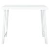 vidaXL Table de camping blanc 79x56x64 cm PP aspect de bois