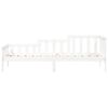 vidaXL Lit de jour sans matelas blanc 90x200 cm bois de pin massif