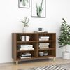 vidaXL Buffet ch&ecirc;ne marron 103,5x35x70 cm bois d'ing&eacute;nierie