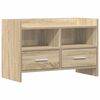 vidaXL Meuble TV 71,5 x 33 x 47 cm Ch&ecirc;ne Sonoma Bois d'ing&eacute;nierie