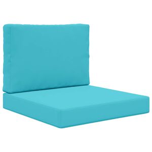 vidaXL Coussin de canap&eacute; d'ext&eacute;rieur Polyester Turquoise 60 x 60 cm