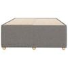vidaXL Cadre de lit sans matelas taupe 120x200 cm tissu