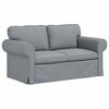 vidaXL Canap&eacute; Gris clair 155 x 82 x 80 cm tissu