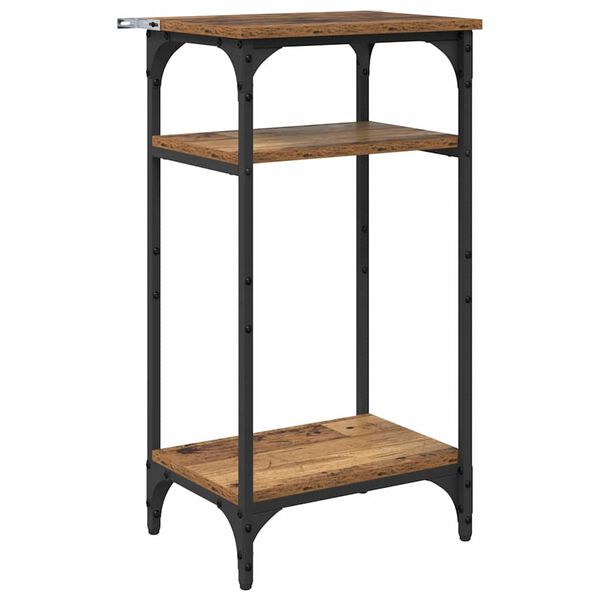 vidaXL Table d'appoint Bois Ancien 40 x 30 x 75 cm Bois d'ing&eacute;nierie