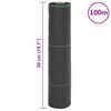 vidaXL Membrane anti-mauvaises herbes noir 0,5x100 m PP