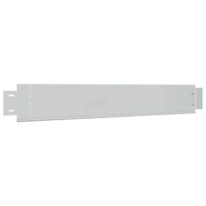 vidaXL Cl&ocirc;ture flexible de pelouse 5 pcs Acier galvanis&eacute; 100x14 cm