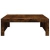 vidaXL Table basse Ch&ecirc;ne fum&eacute; 100x100x35 cm Bois d'ing&eacute;nierie