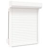 vidaXL Store Roulant Blanc 70 x 100 cm Aluminium et Polyur&eacute;thane