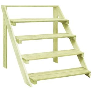 vidaXL Support de jardini&egrave;re 80x80x80 cm Bois de pin impr&eacute;gn&eacute;