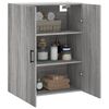 vidaXL Armoire murale sonoma gris 69,5x34x90 cm