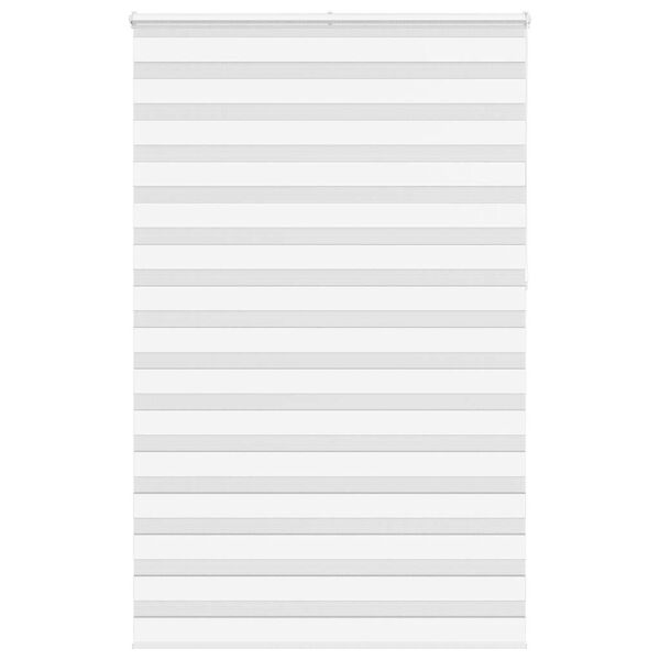 vidaXL Store z&egrave;bre blanc 150x230 cm largeur du tissu 145,9cm polyester