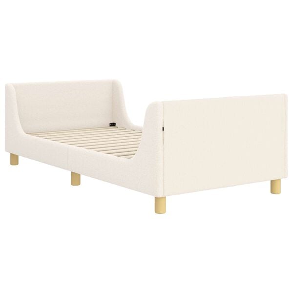 vidaXL Cadre de lit pour enfants avec tête de lit Crème 80 x 200 cm