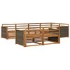 vidaXL Ensemble de canap&eacute;s d'ext&eacute;rieur 7 pcs Naturel