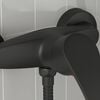vidaXL Robinet de Douche Mixer Noir G 1 / 2 pouces