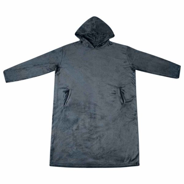 vidaXL Sweat &agrave; capuche couverture Bleu marine s Flanelle