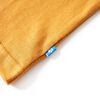 T-shirt enfants &agrave; manches longues ocre fonc&eacute; 128