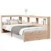 vidaXL Lit biblioth&egrave;que sans matelas 75x190 cm bois de pin massif
