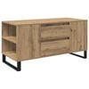 vidaXL Table basse Ch&ecirc;ne artisanal 102 x 44,5 x 50 cm