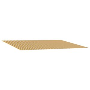 vidaXL Toile de rechange pour auvent Orange et Noir 250 x 200 cm