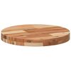 vidaXL Dessus de table rond Ø40x4 cm bois massif d'acacia