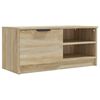 vidaXL Meubles TV 2 pcs Chêne sonoma 80x35x36,5 cm Bois d'ingénierie