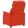 vidaXL Fauteuil inclinable &eacute;lectrique Rouge Similicuir