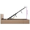 vidaXL Cadre de lit &agrave; rangement hydraulique sans matelas 140x200 cm