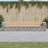 vidaXL Banc de jardin design gabion 347x71x65,5 cm bois massif de pin