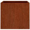 vidaXL Jardini&egrave;res 2 pcs 32x30x29 cm acier corten