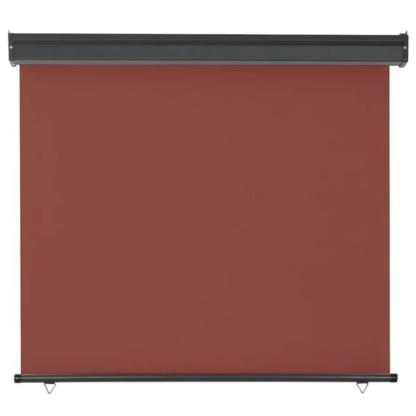 vidaXL Auvent lat&eacute;ral de balcon 125x250 cm Marron