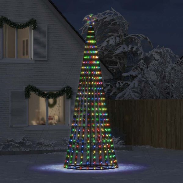 vidaXL Sapin de Noël à LED 1028 LED colorées 403 cm
