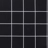 vidaXL Coussins de palette lot de 2 motif &agrave; carreaux noir tissu