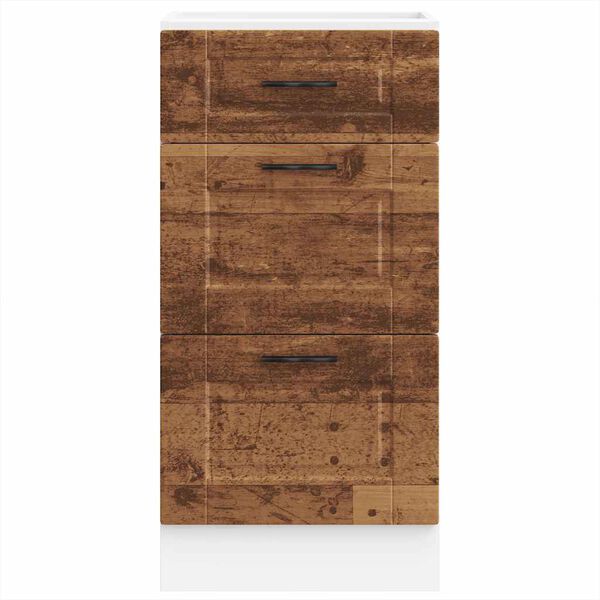 vidaXL Armoire de cuisine Porto vieux bois bois d'ing&eacute;nierie