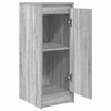 vidaXL Buffet sonoma gris 29,5x34x76 cm bois d'ing&eacute;nierie
