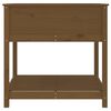 vidaXL Jardini&egrave;re avec &eacute;tag&egrave;re Marron miel 82,5x82,5x81 cm Bois de pin