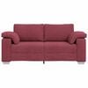 vidaXL Canap&eacute; 140cm Bordeaux tissu