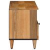 vidaXL Meuble TV Naturel 100 x 33,5 x 46 cm Bois de mangue massif