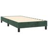 vidaXL Sommier &agrave; lattes de lit avec matelas Vert fonc&eacute; 100x200 cm