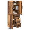 vidaXL Haut Armoire Bois ancien 69,5 x 34 x 180 cm Bois d'ing&eacute;nierie