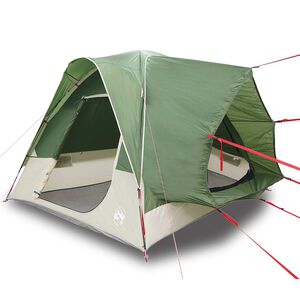vidaXL Tente de voiture 4 personnes vert imperm&eacute;able