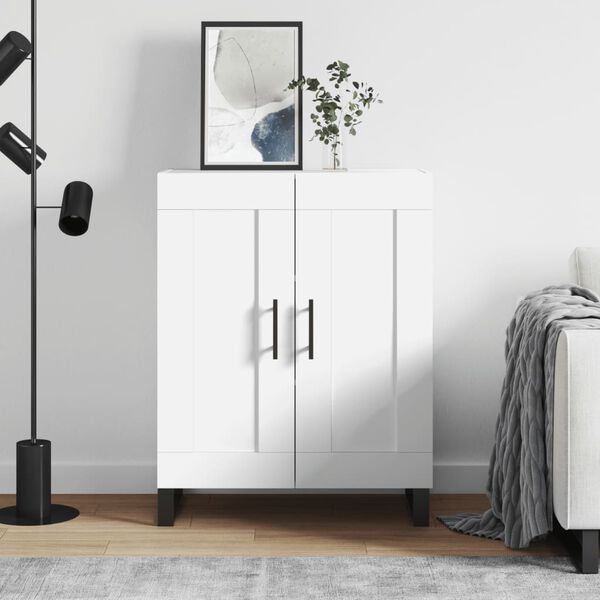 vidaXL Buffet blanc 69,5x34x90 cm bois d'ing&eacute;nierie