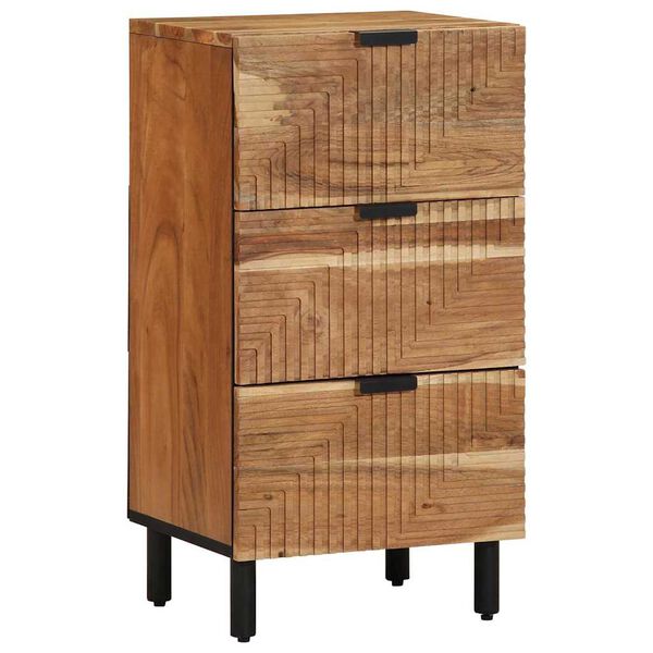 vidaXL Buffet Naturel 40 x 33,5 x 75 cm Bois d'Acacia Massif