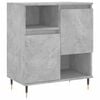 vidaXL Buffet Gris b&eacute;ton 60x35x70 cm Bois d'ing&eacute;nierie