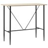 vidaXL Table de bar Ch&ecirc;ne 120 x 60 x 110 cm MDF