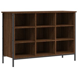 vidaXL Armoire &agrave; chaussures ch&ecirc;ne marron 100x35x70cm bois d'ing&eacute;nierie