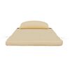 vidaXL Coussins de chaise adirondack lot de 2 beige tissu oxford